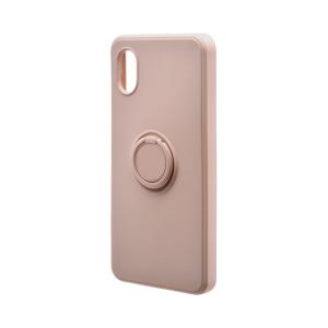 ラスタバナナ Galaxy A22 5G(SC-56B)用 TPUリングケース(ライトピンク) 6690GA22TP 