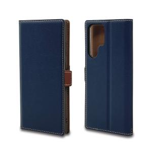 ラスタバナナ Galaxy S22 Ultra用 薄型手帳ケース サイドマグネット 6912GS22UBO