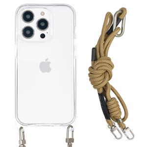 ラスタバナナ iPhone 14 Pro用 TFS ハイブリッドケースTPU×PC CL+ショルダーストラップ RastaBanana 7257IP261PHB