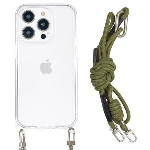 ラスタバナナ iPhone 14 Pro用 TFS ハイブリッドケースTPU×PC CL+ショルダーストラップ RastaBanana 7258IP261PHB