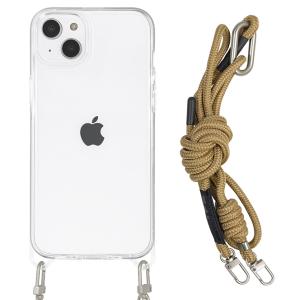 ラスタバナナ iPhone 14 Plus用TFS ハイブリッドケースTPU×PC CL+ショルダーストラップ RastaBanana 7263IP267HB