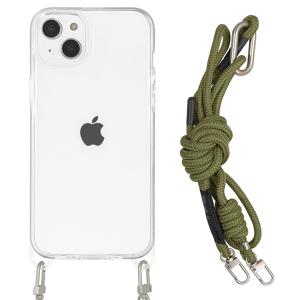 ラスタバナナ iPhone 14 Plus用TFS ハイブリッドケースTPU×PC CL+ショルダーストラップ RastaBanana 7264IP267HB