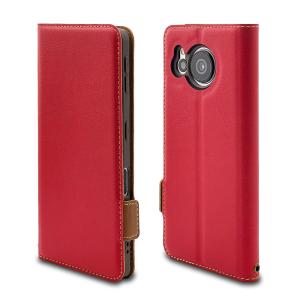 ラスタバナナ AQUOS sense7用 薄型 耐衝撃吸収 +COLOR サイドマグネット手帳型ケース 7347AQOS7BO