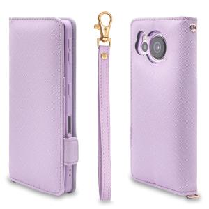 ラスタバナナ AQUOS sense7用 ハンドストラップ付き サイドマグネット手帳型ケース 7353AQOS7BO