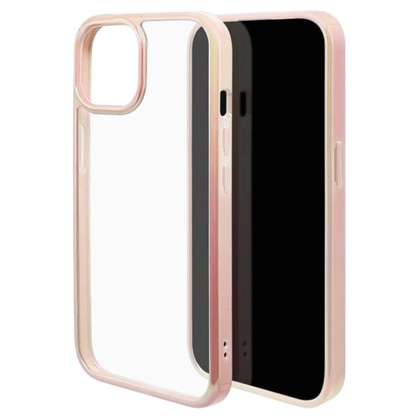 ラスタバナナ iPhone15(6.1inch/ 2眼)用 ハイブリッドケース TPU×PC オーロ...