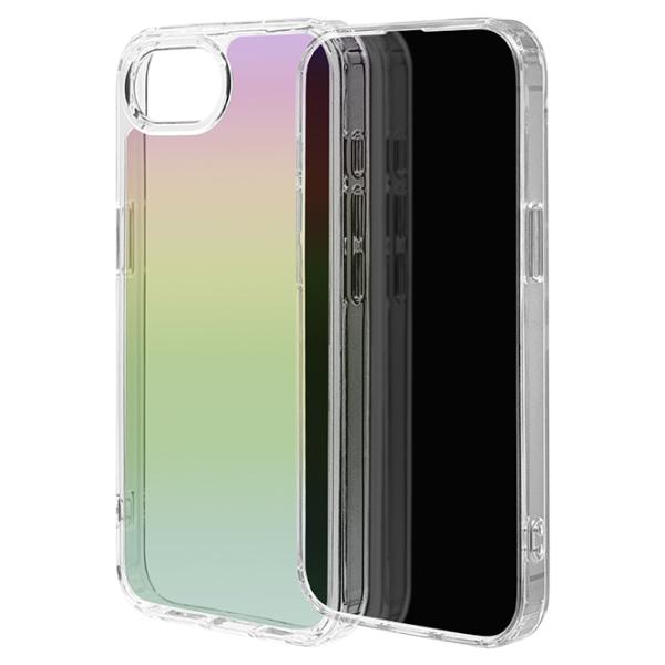ラスタバナナ iPhone 16e用 ハイブリッドケース TPU×PC(オーロラクリア) 8689I...