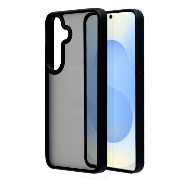 ラスタバナナ Galaxy S25用 ハイブリッドケース TPU×PC(ブラック/ フロストブラック...