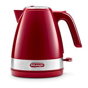 デロンギ 電気ケトル 1.0L パッションレッド DeLonghi アクティブ シリーズ KBLA1200J-R 返品種別A｜joshin