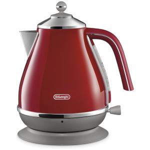 デロンギ 電気ケトル 1.0L トーキョーレッド DeLonghi アイコナ・キャピタルズ KBOC1200J-R 返品種別A｜joshin