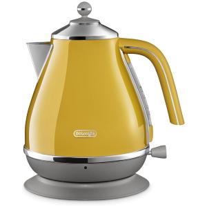 デロンギ 電気ケトル 1.0L ニューヨークイエロー DeLonghi アイコナ・キャピタルズ KBOC1200J-Y 返品種別A｜joshin