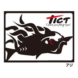 TICT TICT アジステッカー 7.5×10cm 返品種別A