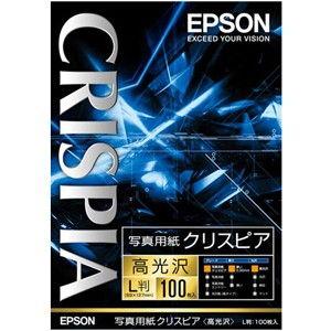 エプソン L判写真用紙 100枚 EPSON クリスピア KL100SCKR 返品種別A｜joshin