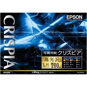 エプソン L判写真用紙 200枚 EPSON クリスピア KL200SCKR 返品種別A｜joshin