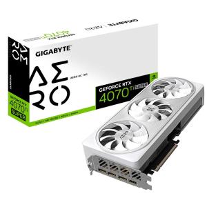 GIGABYTE GeForce RTX 4070 Ti SUPER AERO OC 16G WINDFORCEクーリングシステム/ 16GB GDDR6X メモリ/ GV-N407TSAERO OC-16GD 返品種別B