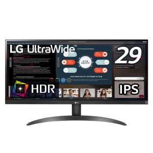 LG [29型 21:9 IPS 2560×1080 ウルトラワイドモニター/HDR/超解像技術/フリッカーセーフ/FreeSync] 29WP500-B 返品種別B