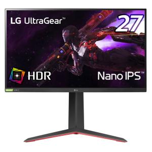 LG [27型 LG UltraGear WQHD@165Hz対応ゲーミングモニター/ Nano IPS/ リフレッシュレート 1ms DAS 27GP83B-B
