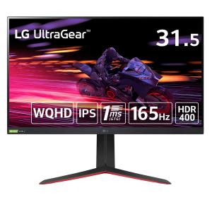 LG 31.5型 LG UltraGear /WQHD(2560×1440)/IPS 1ms(GTG)/165Hz/G-SYNC Compatible/Freesync Premium/DisplayHDR400対応 32GP750-B 返品種別B｜Joshin web