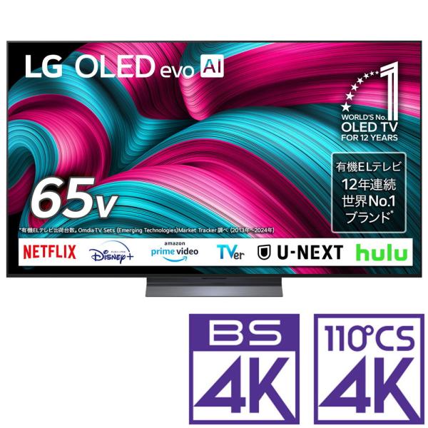 (標準設置無料 設置Aエリアのみ) LGエレクトロニクス 65V型 有機ELテレビ［4Kチューナー内...