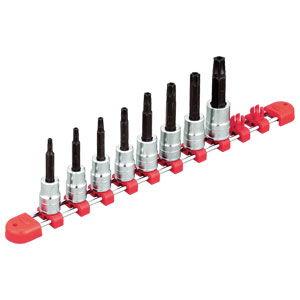 KTC(京都機械工具) 9.5sq.T型いじり止めトルクスビットソケットセット[8コ組] KTC T...
