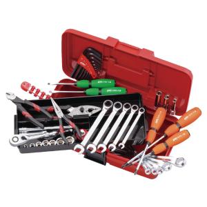 KTC(京都機械工具) 9.5sq 工具セット 片開きプラハードケース 40点組 SK3402PS 返品種別B