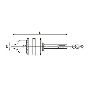 パナソニック ハンマードリル用ドリルチャック(SDSプラス) Panasonic EZ9HX400 ...