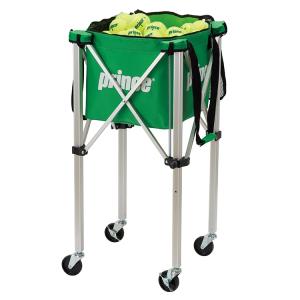 prince(プリンス) ボールバスケット ロックピンキャスター付(グリーン)