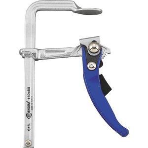 トラスコ中山 エホマクランプ ラチェット 最大口開160mm×深さ80mm L型クランプ G-16L...