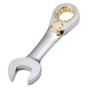 トラスコ中山 切替式ラチェットコンビネーションレンチ(ショートタイプ)呼び：12