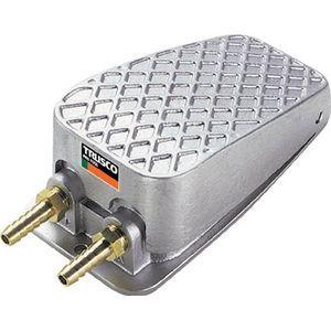 エアーフットスイッチ 足踏み式 1入力 2出力 中継器 足踏み弁 フット