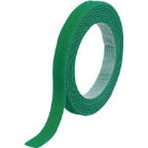 トラスコ中山 マジックバンド結束テープ 両面 幅40mm×長さ1.5m 緑 MKT-4015-GN 返品種別B｜joshin