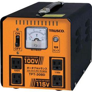 トラスコ中山 ポータブルトランス 30A 3kVA 降圧・昇圧兼用型 変圧器(トランス) TPT-30BD 返品種別B｜Joshin web