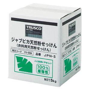 トラスコ中山 ジャプピカ天然粉せっけん 5kg JPN5 返品種別B｜joshin