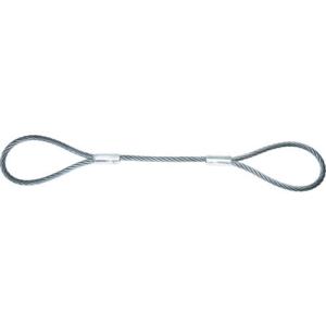 トラスコ中山 ワイヤーロープスリング Aタイプ アルミロック 16mm×1.5m TWAL-16S1.5 返品種別B｜Joshin web