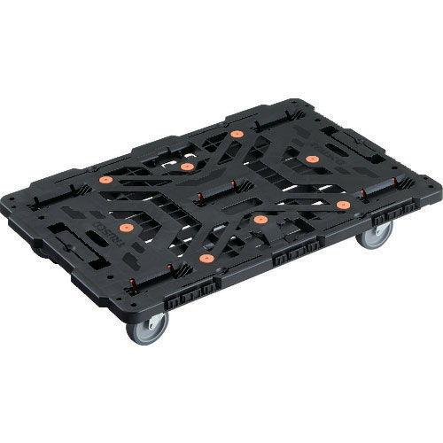 トラスコ中山 連結式樹脂製平台車 ビートル 900×600 自在5輪 BT900J5-E100 返品...