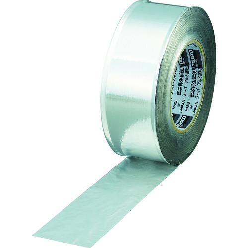 トラスコ中山 スーパーアルミ箔粘着テープ ツヤあり 幅25mm×長さ50m トラスコ中山 TRAT2...