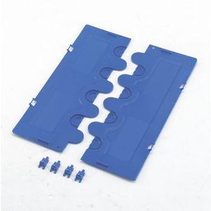 トラスコ中山 α折りたたみコンテナ50L用2枚フタ ダークブルー TRUSCO CR-S502F D...