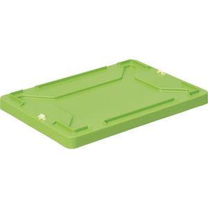 トラスコ中山 αグリーンコンテナフタ：431×301×32.0緑 TRUSCO FF 返品種別B