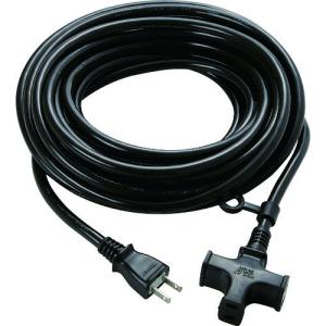 トラスコ中山 3個口ソフトタイプ延長コード 10m ブラック トラスコ中山 TKC15-103PSBK 返品種別B｜Joshin web