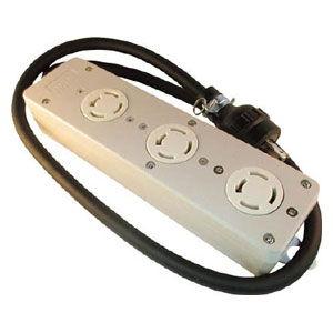 ミナト工業　4Pトリプルタップ　6個セット フジマック ミナト工業 4P(接地3P-20A-250V)トリプルタップ 延長コード