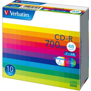 バーベイタム データ用700MB 48倍速対応CD-R 10枚パック