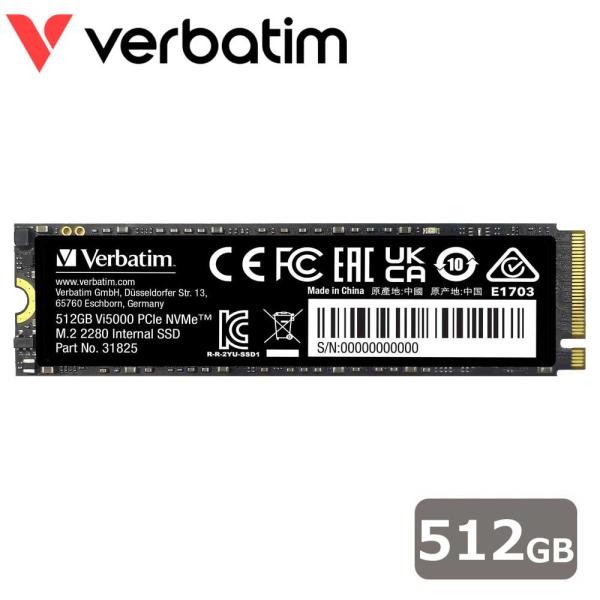 Verbatim｜バーベイタム (国内正規品)Verbatim 内蔵SSD Vi5000 PCIe ...