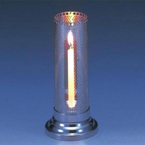 ナカムラ商事 ローソク立て ステンレス きらら お墓参り 177717(ナカムラショウジ) 返品種別A