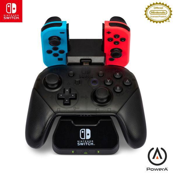 PowerA コントローラー・チャージングベース for Nintendo Switch ブラック ...