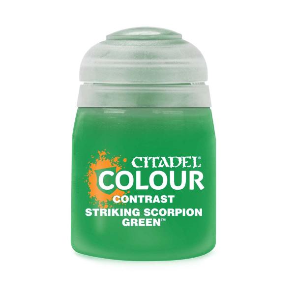 ゲームズワークショップ シタデルカラー コントラスト:STRIKING SCORPION GREEN...