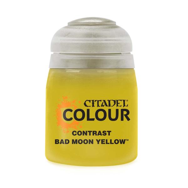 ゲームズワークショップ シタデルカラー コントラスト:BAD MOON YELLOW バッドムーン・...