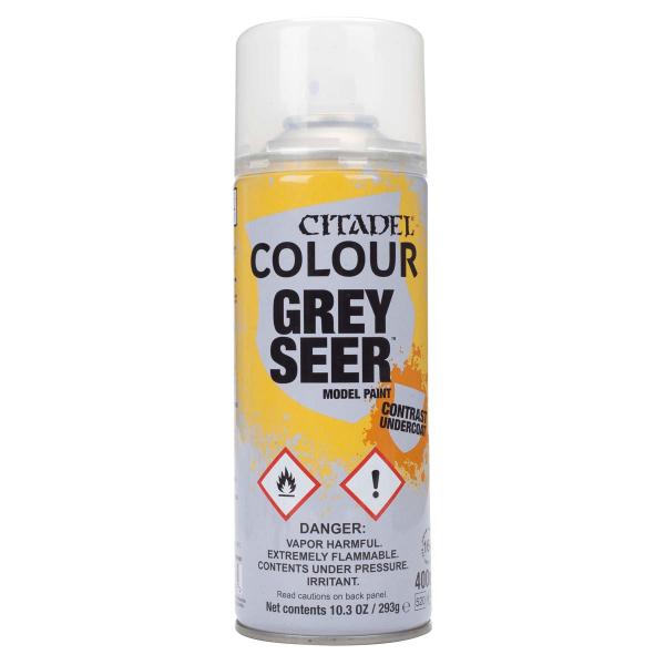 ゲームズワークショップ シタデルスプレー GREY SEER SPRAY グレイシーアスプレー塗料 ...