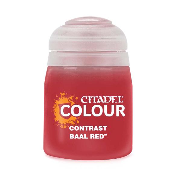 ゲームズワークショップ シタデルカラー コントラスト:BAAL RED バアル・レッド塗料 返品種別...