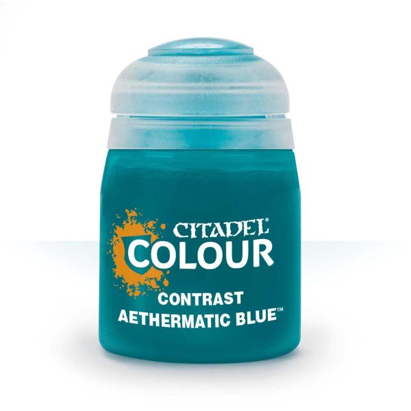 ゲームズワークショップ シタデルカラー コントラスト:AETHERMATIC BLUE エーテルマテ...