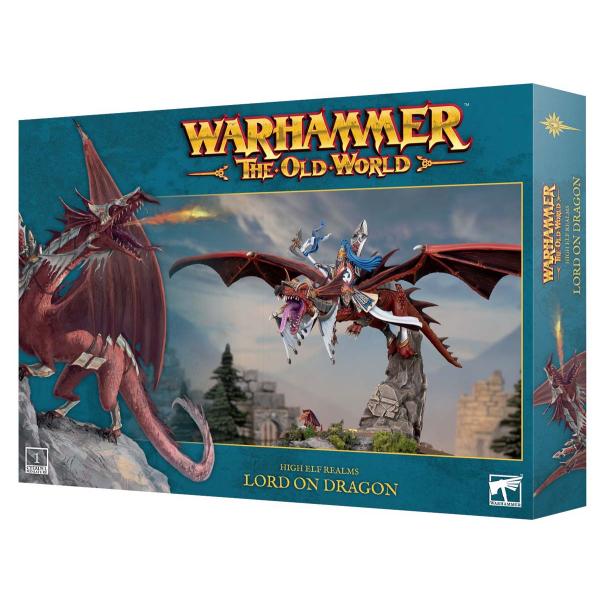 ゲームズワークショップ ハイエルフ・レルム：ロード(ドラゴン騎乗)ウォーハンマー 返品種別B