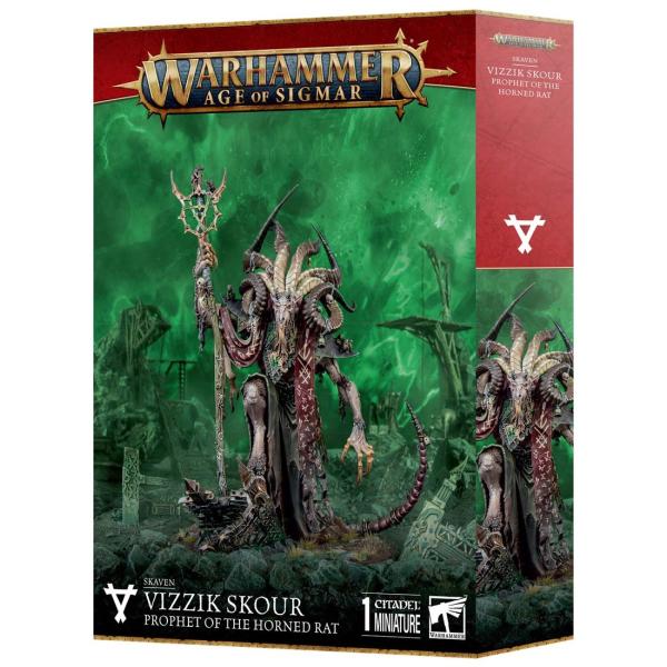 ゲームズワークショップ SKAVEN：VIZZIK SKOUR PROPHET HORNED RAT...